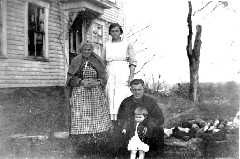 Grandma Follett; Harriet (Hattie) (Izana Follett) Bennett; Durwood; Gordon Bennett